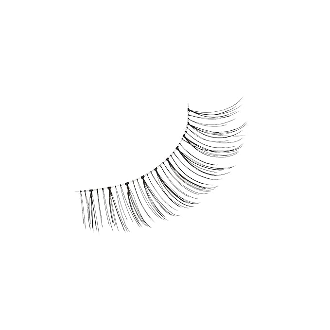 KISS Looks So Natural, False Eyelashes, 'Sultry', 12 mm, Includes 5 Pairs Of Lashes, Contact Lens Friendly, Easy to Apply, Reusable Strip Lashes, Glue-On