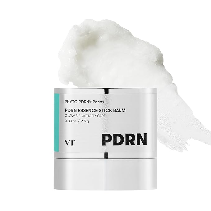 VT COSMETICS PDRN Essence Stick Balm, PDRN Collagen Multi Wrinkle Stick, All-in-One Eye & Neck Treatment, Glow Makeup Base & Face Treatment Balm, Plumping, Fine Lines (0.33 oz.)