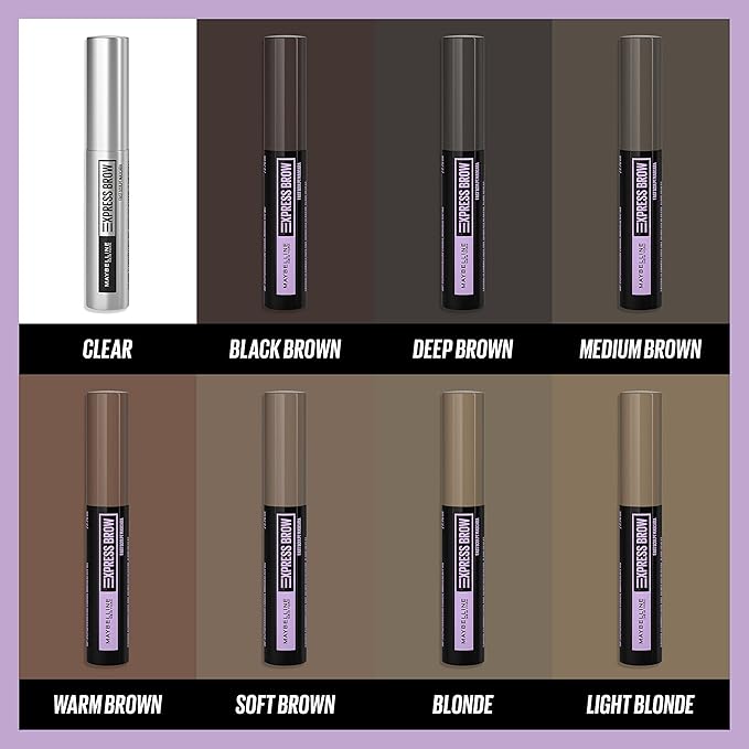 Maybelline Brow Fast Sculpt, Shapes Eyebrows, Eyebrow Mascara Makeup, Black Brown, 0.09 Fl. Oz.