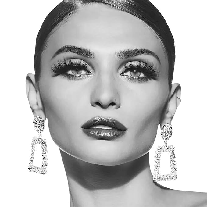 KISS Lash Couture False Eyelashes, Matte Black Faux Mink Collection, 3D Volume Lash, Soft & Matte Finish, Style 'Matte Velvet', 1 Pair Fake Eyelashes