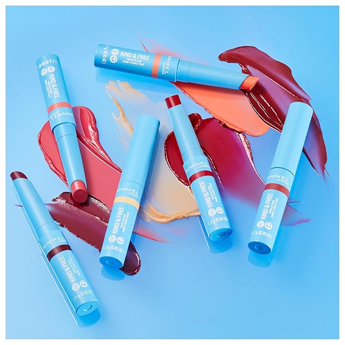 Rimmel Kind & Free Tinted Lip Balm, 002 Apricot Beauty, 1.7g (0.05 oz)