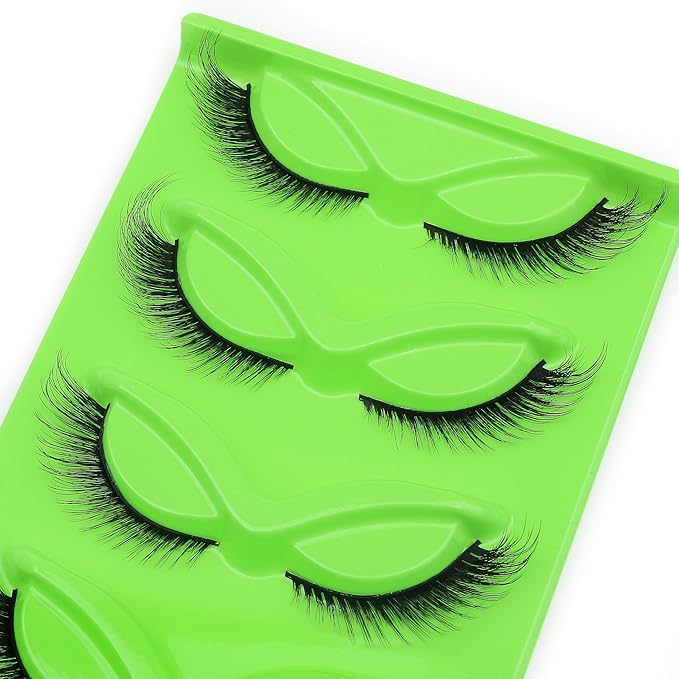 5 pairs Wispy Cat Eye Lashes Wispy False Eyelashes Natural look Eyelashes (XX1)