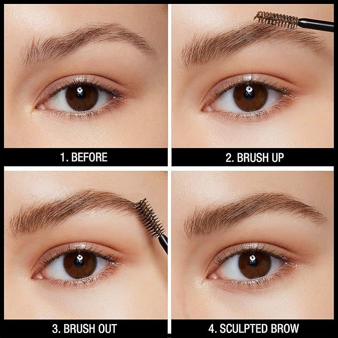 Maybelline Brow Fast Sculpt, Shapes Eyebrows, Eyebrow Mascara Makeup, Black Brown, 0.09 Fl. Oz.