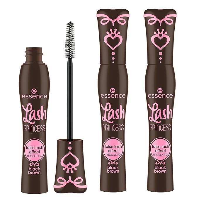 essence | Lash Princess False Lash Effect Mascara Brown (3 Pack) | Intense Volume, Length & Definition | Vegan, Cruelty Free & Paraben Free