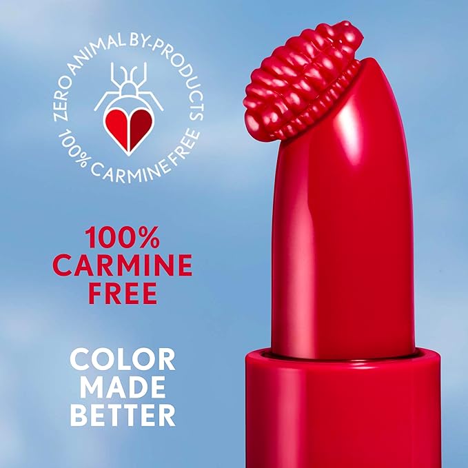 COVERGIRL Clean Lip Color, Plum Isle, Satin Finish, Squalane, Avocado & Aloe, Carmine-Free, Non-Drying, 0.12oz
