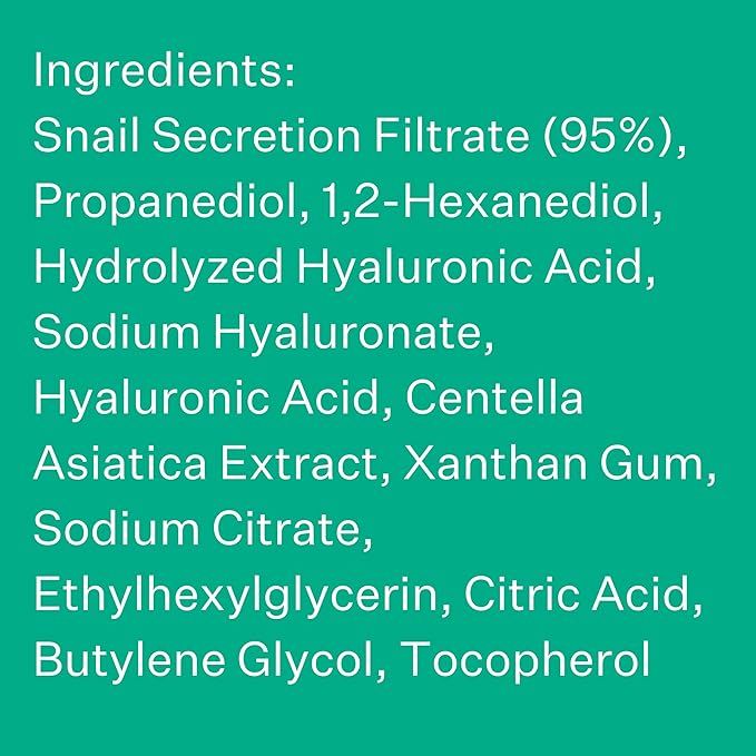 Peach Slices | Snail Rescue Blemish Busting Toner | 95% Snail Mucin | Pore Cleaner | Hydrates & Balances | Korean Skin Care | CICA | Hyaluronic Acid | Non-Comedogenic | Cruelty-Free | 4.05 oz
