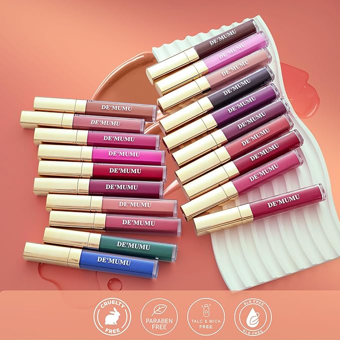 Purple Lipstick Matte for Women, SuperStay Long Lasting Lipstick Smudge Proof No Transfer Liquid Lipsticks, Cruelty Free Lip Makeup (DM22 Purple Crystal)