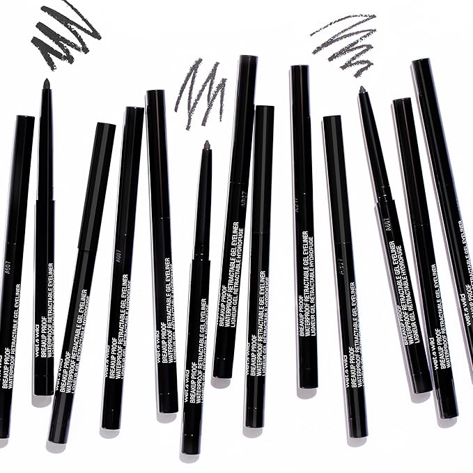 wet n wild Breakup Proof Gel Eyeliner - Retractable, Waterproof, Smudge-Resistant - Cruelty-Free & Vegan - Brick Brown (Pack of 2)