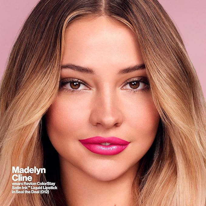 Revlon ColorStay Satin Ink Liquid Lipstick, Longwear Rich Lip Colors, Formulated with Black Currant Seed Oil, 003 In So Deep, 0.17 fl oz