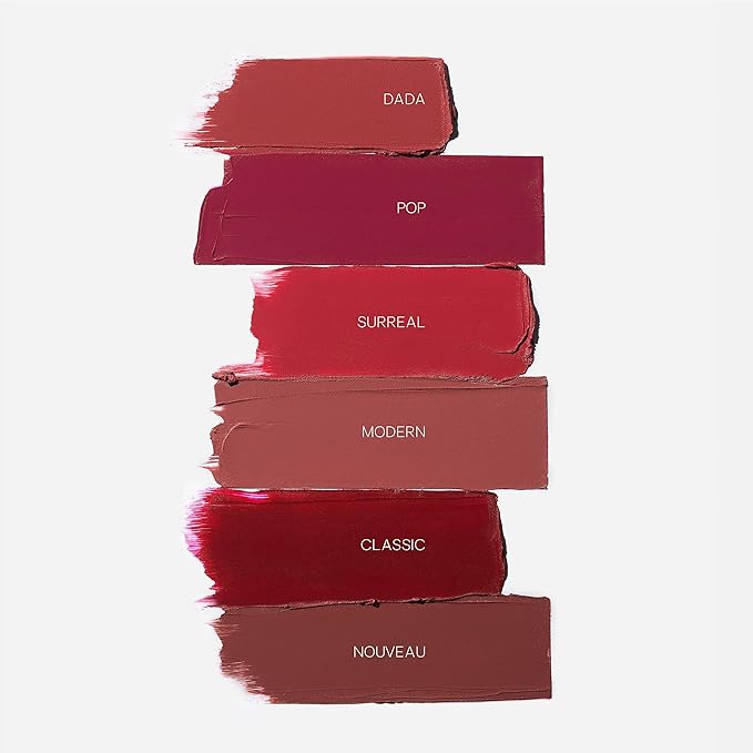 Saie Lip Blur Soft Matte Lipstick - Long Lasting Lipstick with Hydrating, Buildable Coverage - Enriched with Hyaluronic Acid + Softening Jojoba to Nourish Lips - Surreal (0.07 oz)